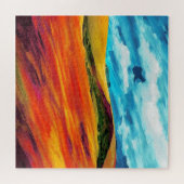 Yellow Red Hills Puzzle (Horizontal)