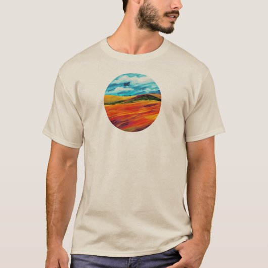 Yellow Red Hills T-Shirt (Vorderseite)