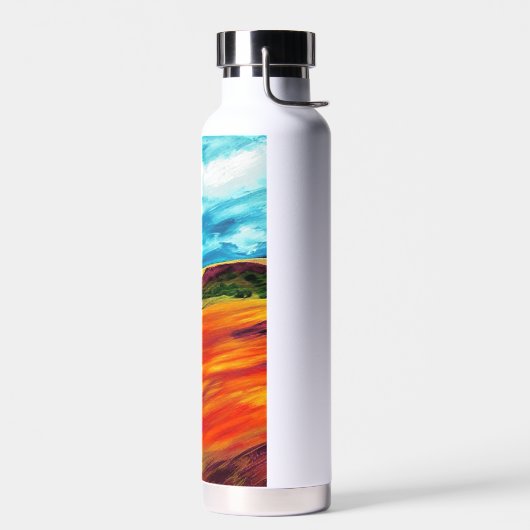 Yellow Red Hills Trinkflasche (Links)