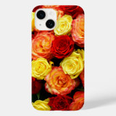 Yellow Red Orange Rose iPhone 14 Fall Case-Mate iPhone Hülle (Rückseite)