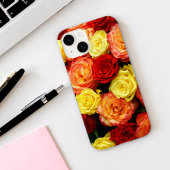 Yellow Red Orange Rose iPhone 14 Fall Case-Mate iPhone Hülle