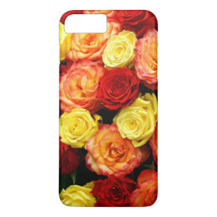 Yellow Red Orange Rose iPhone X Fall Selten da 8 Plus/7 Plus Hülle