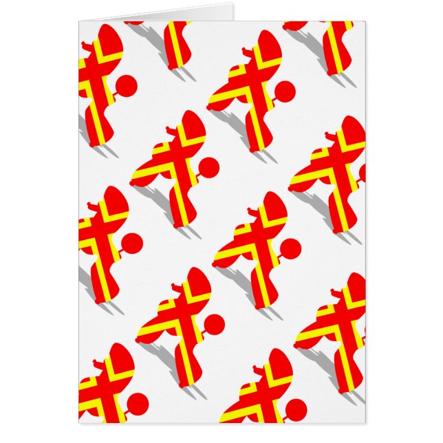 Yellow Red Poodle (Vorne)