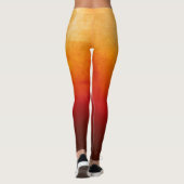 Yellow Red Rusbre Leggings (Rückseite)