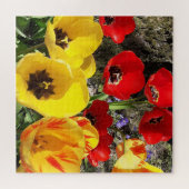 Yellow & Red Tulips Jigsaw Puzzle (Horizontal)