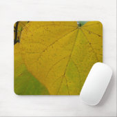 Yellow Redbud Verlasse Autumn Nature Fotografy Mousepad (Mit Mouse)