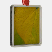 Yellow Redbud Verlasse Autumn Nature Fotografy Ornament Aus Metall (Rechts)
