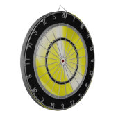 Yellow Regulation Dart Board Dartscheibe (Vorderseite Links)