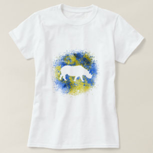 Yellow Rhinoceros T-Shirt