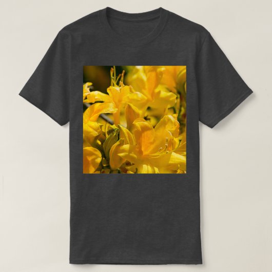 Yellow rhododendrons blooming 2 T-Shirt (Design vorne)