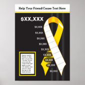 Yellow Ribbon Chart Poster (Vorne)
