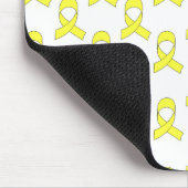 Yellow Ribbon Muster Mousepad (Ecke)