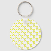Yellow Ribbon Muster Schlüsselanhänger (Vorderseite)