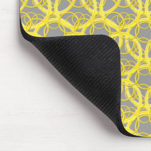 Yellow Rings Mousepad (Ecke)