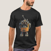 Yellow Robot T-Shirt (Vorderseite)