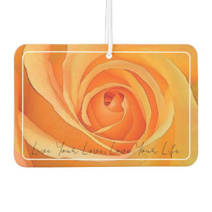 Yellow Rose Air Freshener mit Foto Ops - HAMbyWG Autolufterfrischer