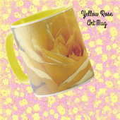 Yellow Rose Art Garden Tasse Cup