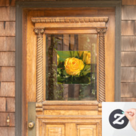 Yellow Rose Beauty Fensteraufkleber