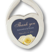 Yellow Rose Blume Floral Wedding Danke Schlüsselanhänger