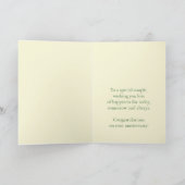 Yellow Rose Card zum 7. Hochzeitstag Karte (Innenseite)