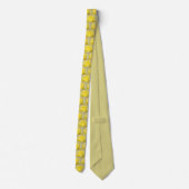 Yellow Rose Closeup Neck Tie Krawatte (Rückseite)