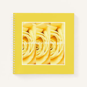 Yellow Rose Collection Notebook von Ahsek Novel Notizblock