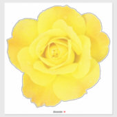 Yellow Rose Custom Friendship Friends Liebe Weddin Aufkleber (Blatt)