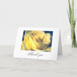 Yellow Rose Dankeschön-Karte Dankeskarte