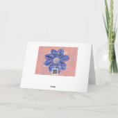 Yellow Rose Faith-Ermutigungskarte Karte (Rückseite)