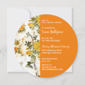 Yellow Rose Garden Bridal Dusche Einladung (Vorderseite)