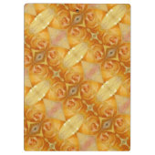 Yellow Rose Ikat Klemmbrett (Rückseite)