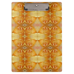 Yellow Rose Ikat Klemmbrett