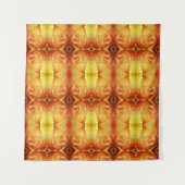 Yellow Rose Ikat Recoleta Tapestry Wandteppich (Vorderseite)