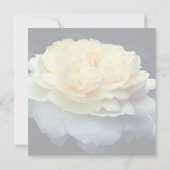 Yellow Rose In Bloom Personalized Floral  Einladung (Rückseite)