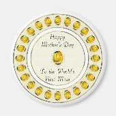 Yellow Rose Mother's Day Magnet (Vorne)