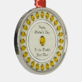 Yellow Rose Mother's Day Ornament (Rechts)