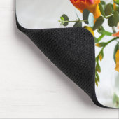 Yellow Rose Mouse Pad Mousepad (Ecke)