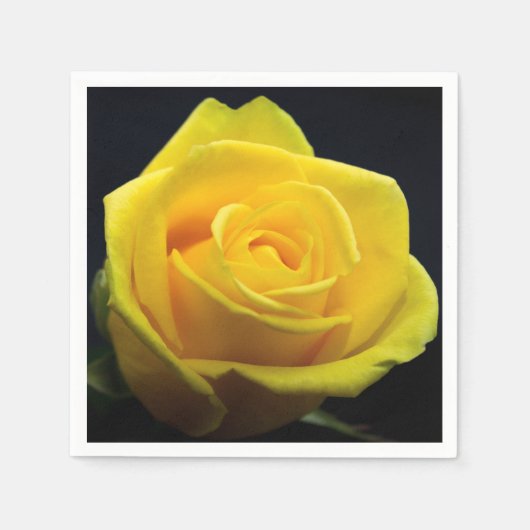 Yellow Rose Napkins Serviette (Vorderseite)