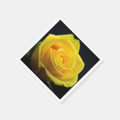 Yellow Rose Napkins Serviette (Ecke)