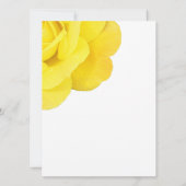 Yellow Rose Navy Niedliche Angler Hochzeit Einladung (Rückseite)