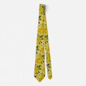 Yellow Rose Neck Tie Krawatte (Vorderseite)