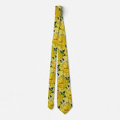 Yellow Rose Neck Tie Krawatte (Rückseite)