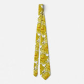 Yellow Rose Neck Tie Krawatte (Rückseite)