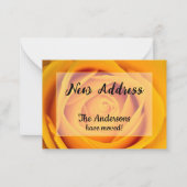 Yellow Rose New Address Ankündigung (Vorderseite)