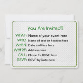 Yellow Rose of Friendship Einladung (Rückseite)