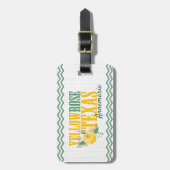 Yellow Rose of Texas - Single Rose Gepäckanhänger (Vorderseite vertikal)