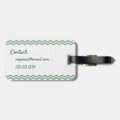 Yellow Rose of Texas - Single Rose Gepäckanhänger (Rückseite horizontal)