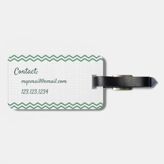 Yellow Rose of Texas - Single Rose Gepäckanhänger (Rückseite horizontal)