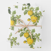 Yellow Rose Pattern Geschenkpapier Set (Beispiel)