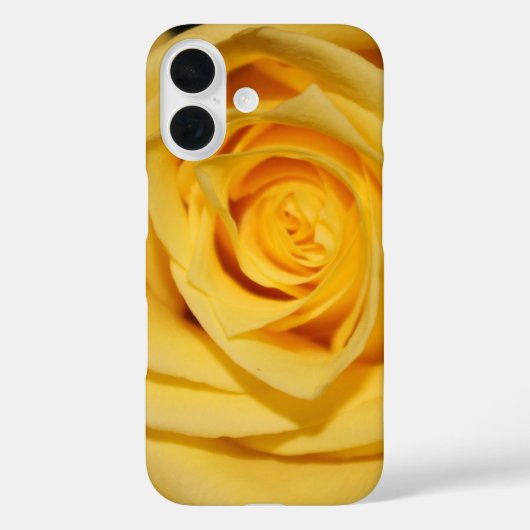 Yellow Rose Petal iPhone Case (Rückseite)